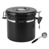 1.2L Coffee Canister Stainless Steel Sealing Storage Jar Food Storage