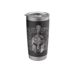 Spartan Warrior Helmet Ancient Greek Vintage Stainless Steel Insulated Tumbler