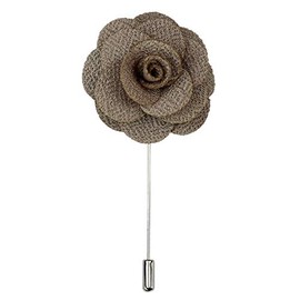 Xposed Mens Rose Lapel Pin Fabric Flower Brooch Corsage Suit Wedding 10 Colors in Gift Box UK, Lapelpin 10