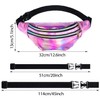 Frienda 2 Pieces Holographic Fanny Pack for Women Colorful Sport