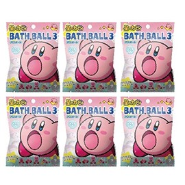 Kirby Bath Salts, Mascot Pop-Up Bath Balls 3 (Set of 6)