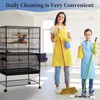 Daoeny Large Bird Cage Cover, Bird Cage Seed Catcher, Adjustable
