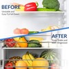 4 Pack Adjustable Stainless Steel RV Refrigerator Tension Rods, Extendable