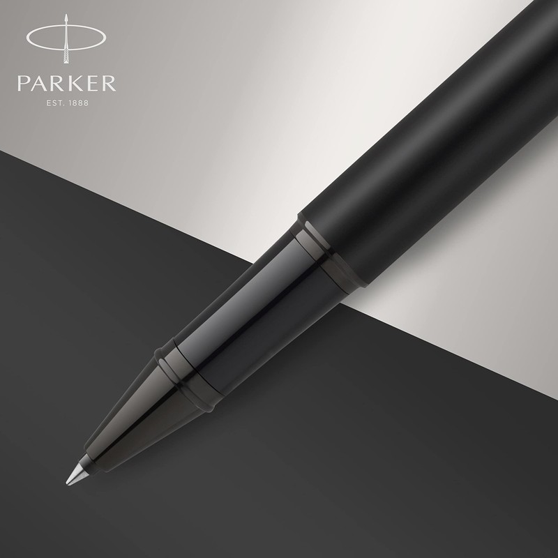 PARKER IM Rollerball Pen Matte Black with Black Trims Fine