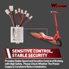 WOOSTAR Motorcycle Speed Controller 36V 500W Replacement for Electrical Scooter