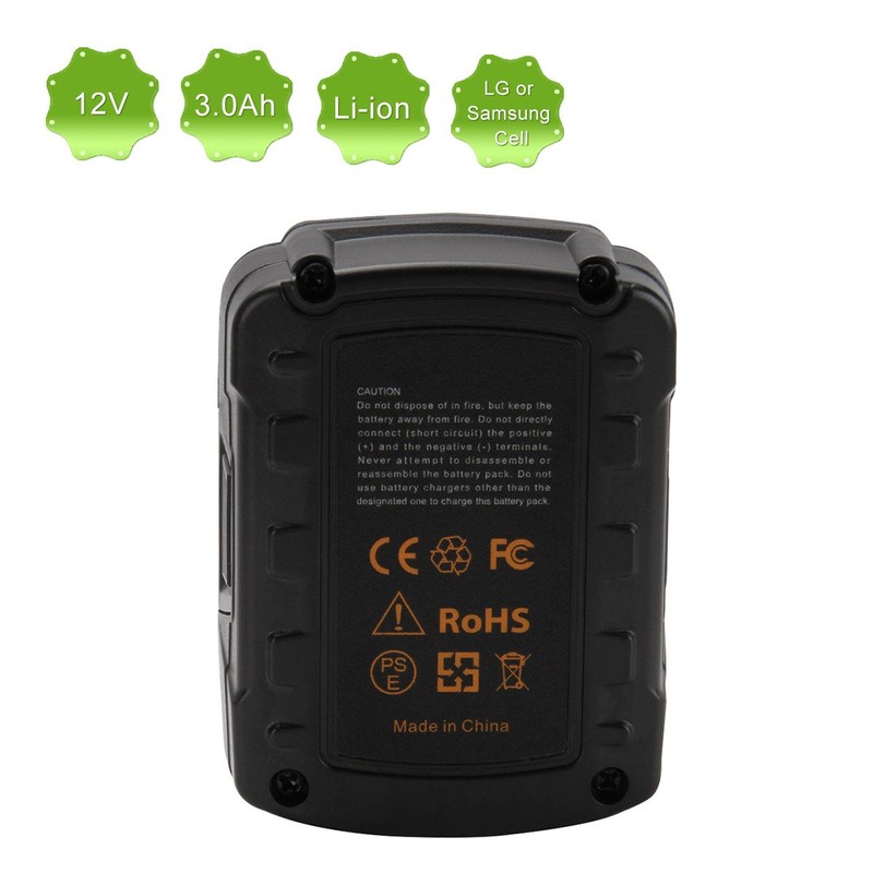 Shentec 2-Pack 3.0Ah 12V Battery Compatible with RYOBI CB120L CB121L