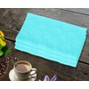 Lashuma Lisbon Hand Towel Set, Turquoise, 3 x Terry Towelling