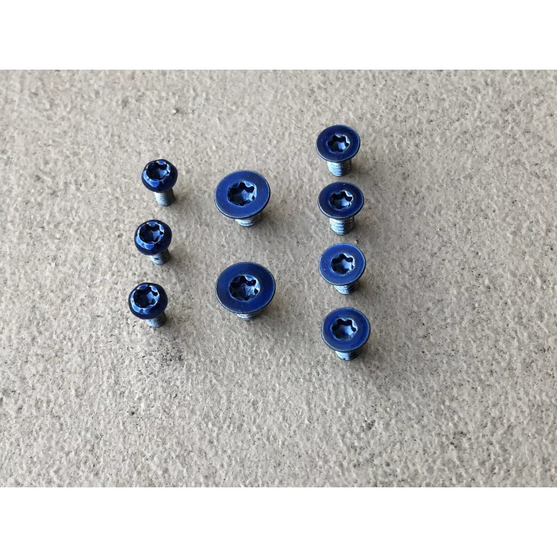 TORX Blue Stainless Torx Screws For Spyderco Manix 2 G10
