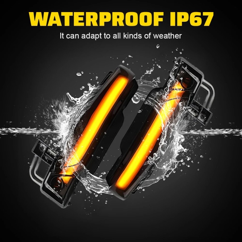 For Dodge Durango WD 2011-2023 Mirror LED Turn Signal Light