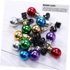 FOMIYES 2sets Christmas Decorations Santa Beard Clamps Bell Beard Clips