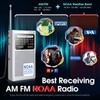Greadio NOAA Weather Radio, AM/FM Battery Operated Transistor Portable Radio