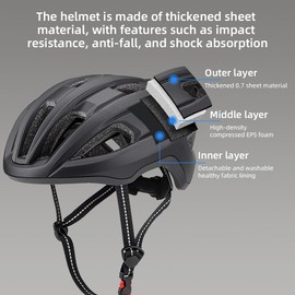 Aomiun Bike Helmet for Men Women, Adult Cycling Helmet Lightweight Adjustable Mountain Road Bicycle Helmets Impact Protection Breathable MTB Cycling Helmets for Commuting, Road Biking, Skating