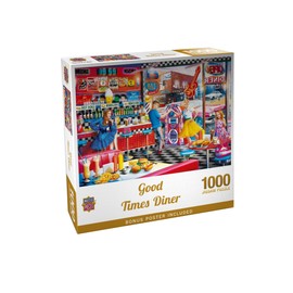 Masterpieces 1000 Piece Jigsaw Puzzle for Adults and Families - Good Times Diner - 19.25"x26.63"