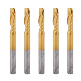 5pcs CNC Router Bits Spiral End Mill Milling Cutter Set for Aluminum Cutting 4 X 17 X 45mm