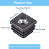 MyyiTar 8 Pcs Square Chair Leg Floor Protector, Furniture Leg