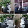 HAUCOZE Animal Planter Succulent Pots Flower Gifts Cat Sculpture Decor