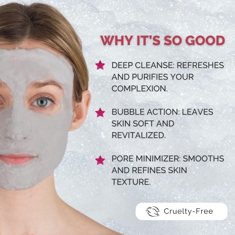 Elizabeth Mott Carbonated Bubble Detox Clay Mask – Korean Skincare