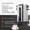 Homecraft 100-Cup Coffee Urn and Hot Beverage Dispenser with Dripless