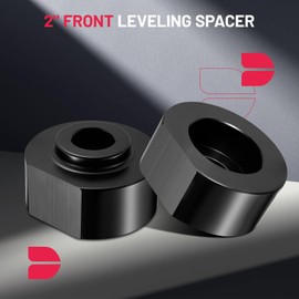 BDFHYK Front leveling kit fit 1981-1996 F150 2WD, 1999-2022 F-250, F-350 Super Duty 2WD,2000-2005 Excursion 2WD, 2" Lift Spring Spacers with 3/4" Stud Extenders Kit Suspension Leveling Lift Kit