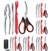 Crab Crackers And Tools, Crab Leg Cracker Tool Set Of