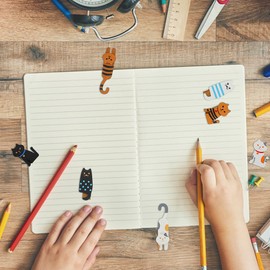 OUNONA 10pcs Cat Wooden Clips Photo Clamps Mini Clothespins Clips Cat Clothespins Memo Clips Cat Clothespins Clips Cutegk Lovely Clothespins Wooden Clothespins Basswood