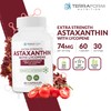TerraForm Nutrition Astaxanthin Supplement 24mg with Lycopene 50mg – High
