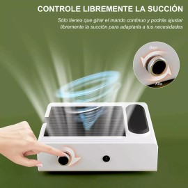 Qilay Extractor De Polvo Para Uñas Acrílicas Profesional 80w