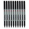 BLACK Fineliner Pens, 0.3mm Extra Fine Tip, Pack of 10,