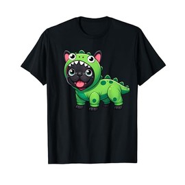 French Bulldog T-Rex Dinosaur Dog Funny Tyrannosaurus T-Shirt for Men Women Kids