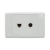 Contech CLSOL TV Antenna Socket & Telephone Jack Outlet, SAA