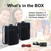 Herdio 3.5-inch Outdoor Bluetooth Speakers, Unpowered Wired Waterproof, 200 Watts,