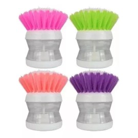 Molin 3 Cepillos Colores Dispensador De Jabón Lava Platos