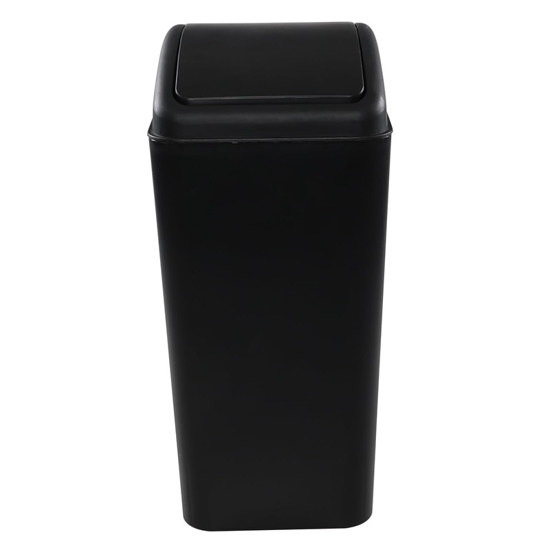 Begale 15 L Plastic Swing Top Waste Bin, Plastic Trash