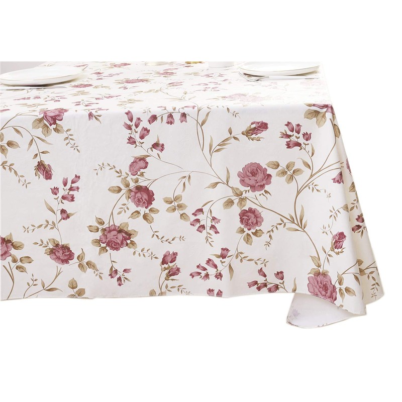 Walrus Heavy Duty Vinyl Tablecloth with Flannel Backing Waterproof Oil-Proof