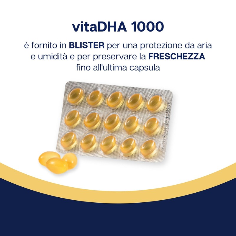 VitaDHA 1000 Omega 3 IFOS 5 Stelle (60 Capsule) -