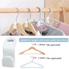 QTOETUII Clothes Hanger Connector Hooks,30Pcs Hanger Extender,Cascading Hanger Hooks,Space Saving