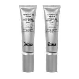 Dr. Brandt Pores No More, Pore Refiner Primer - Instantly Minimizes the Appearance of Pores, Absorbs Oil & Mattifies Shine - 1.0 fl oz, Pack of 2