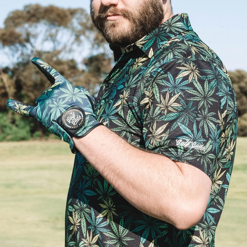 Golf Gods Devils Lettuce Leather Glove Size XL- Left Hand