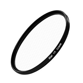 Lens Star Filter for Photography,Camera Lens Effect Filters - Threaded Mount Portable Photo Accessories for Night Scenery Videographers Travel Bloggers Film Students Hobbyists Glassworks