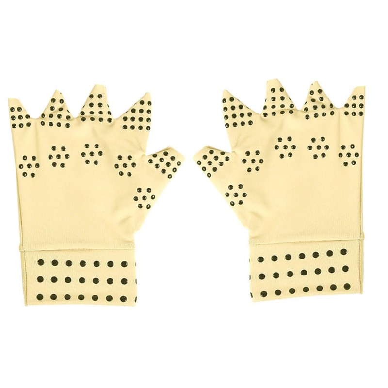 Healeved 2 Pairs Compression Gloves Magnetic Therapy Gloves for Hand