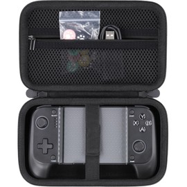 Baval Hard Carrying Case for Mobile Game Controller, Compatible with Retractable Controllers, Black, Hard Shell, Case Only
