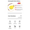 Fingerprint Padlock Water Resistant Anti Cut Keyless Mini Biometric Luggage