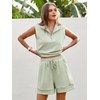 Glamaker Women's Two Piece Short Sets Summer Lounge Sweatsuits Air