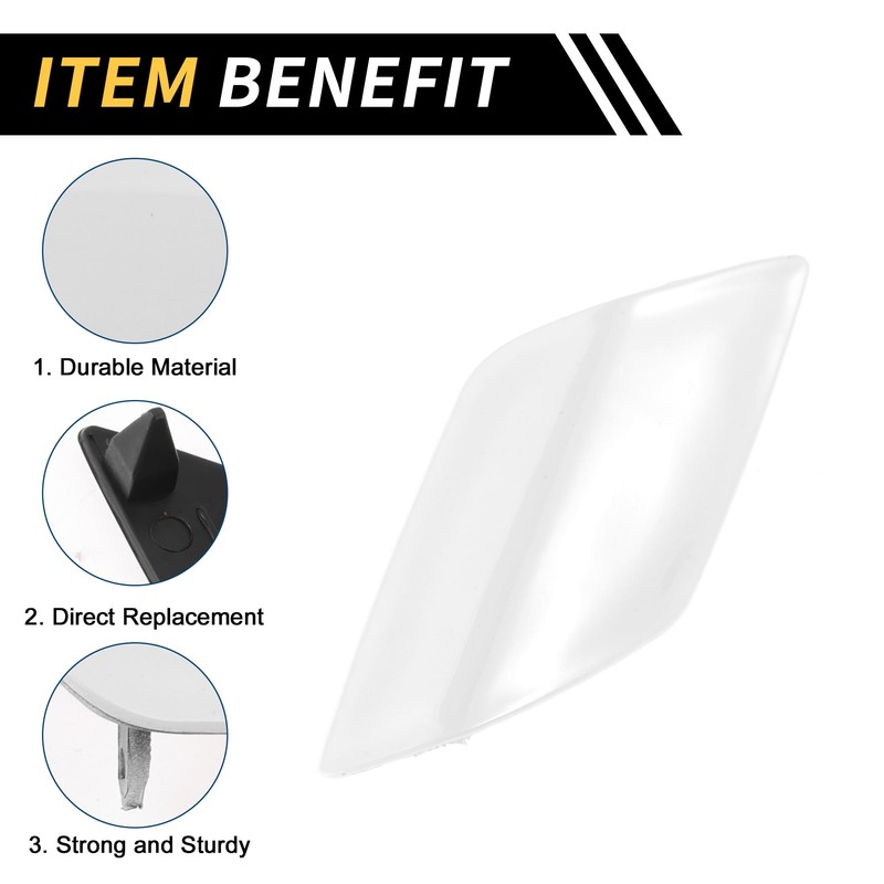 REPAIROCK 1 Pc Bumper Headlight Washer Nozzle Cover Cap for