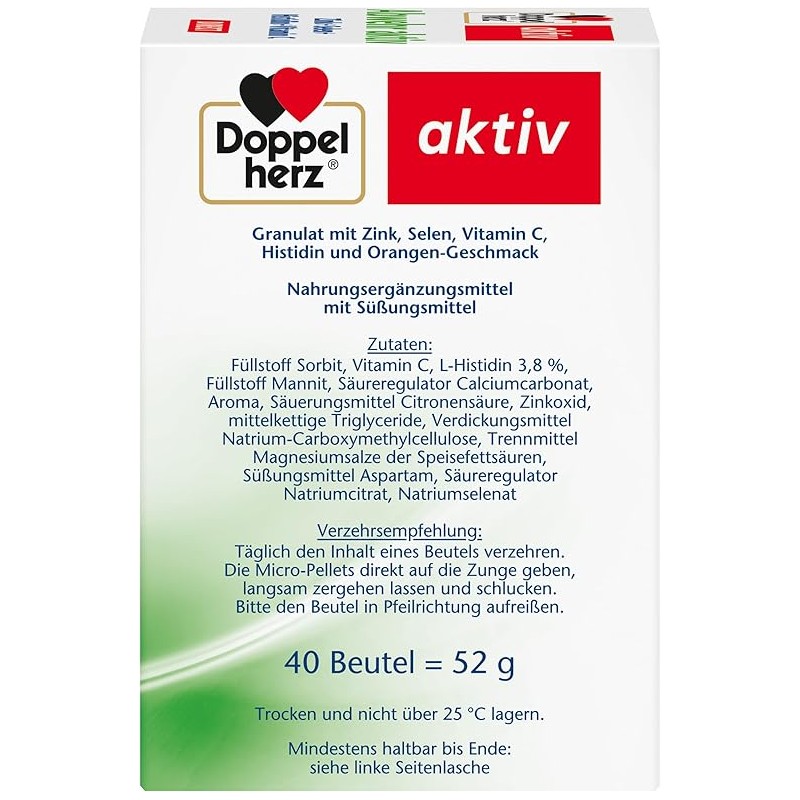 Doppelherz Active Direct Defence - Zinc, Selenium & Vitamin C