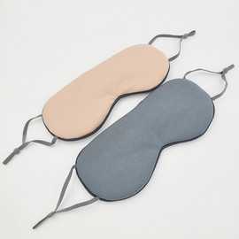 Adjustable length, use on both sides, silk for all seasons Sleep mask gray 4ea