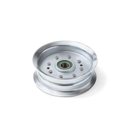 Terre Products, Flat Idler Pulley, 4.5 Inch Flat Diameter, Replacement for John Deere GY20629, GY22082, MTD 756-05034a, Cub Cadet 756-05034a, Compatible with D170, D100, D110, XT1-LT42