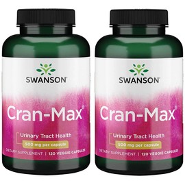 Swanson Cran-Max 500 mg 120 Veg Caps 2 Pack