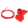 Adjustable Cable Lockout Industrial Valve Shutdown Tagout Stainless Steel Safety