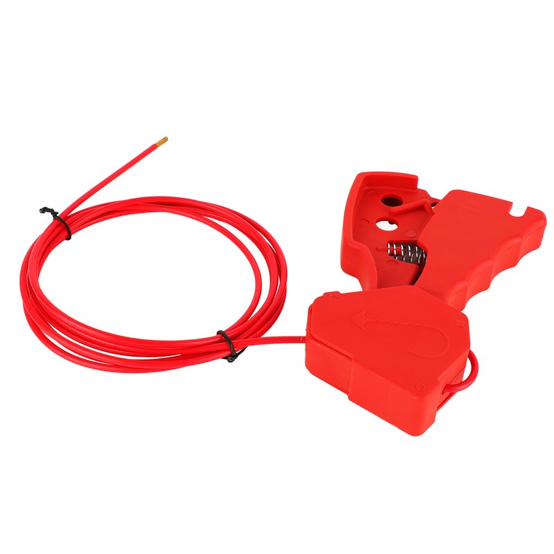 Adjustable Cable Lockout Industrial Valve Shutdown Tagout Stainless Steel Safety